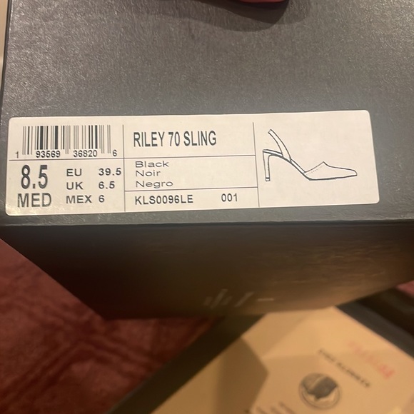 NEVER WORN black Kenneth Cole heels size 8.5. Very classy - Picture 4 of 4